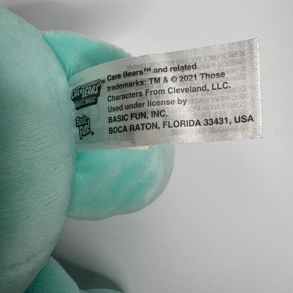 Care Bears Unlock the Magic Wish Bear Plush 13 inch Turquoise Shooting Star 2021